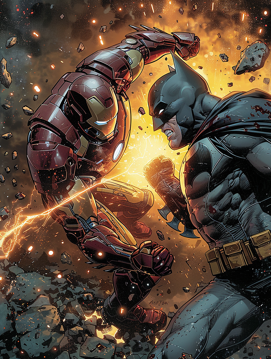 钢铁侠大战蝙蝠侠