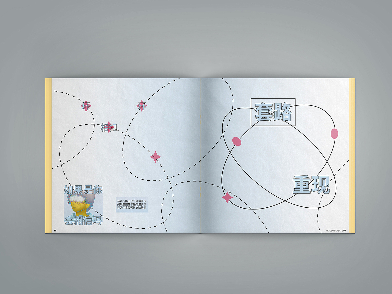 《生活实验场-防诈图鉴》书籍设计