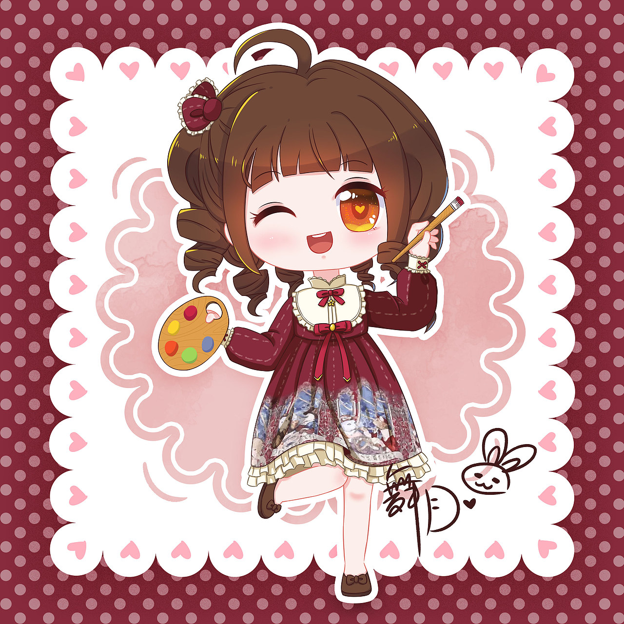 q版插画|动漫|其他动漫|舞月emmy_原创作品-站酷zcool