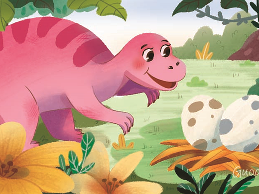 慈母龙妈妈和她的宝宝