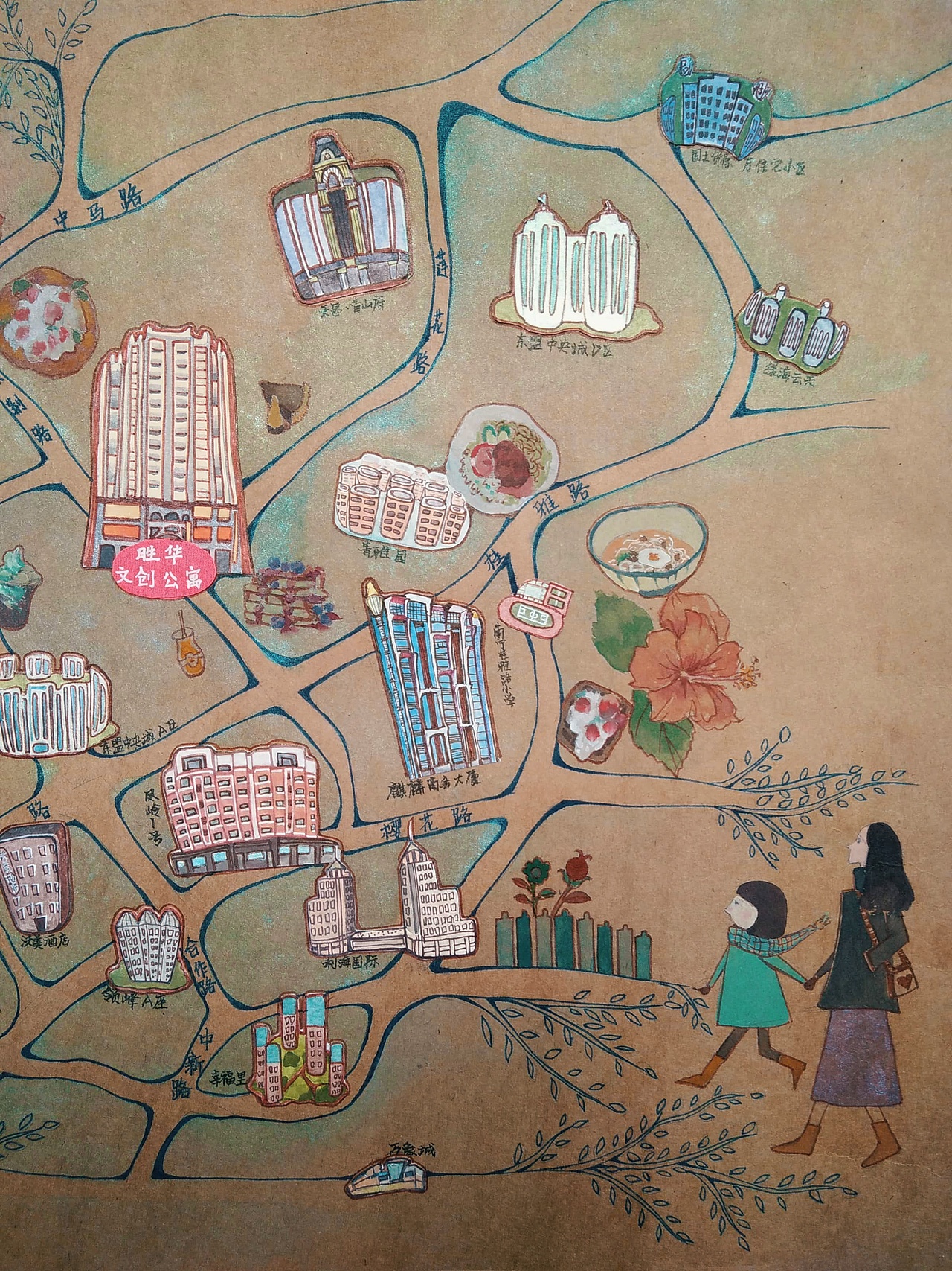 画一张可爱的小地图