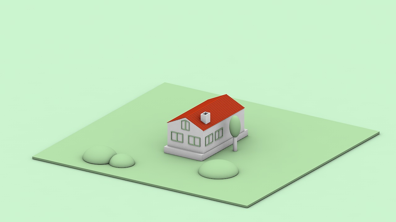 小房子建模练习（图ZMjc3NDMxOTY4） - 电商 - 站酷设计师Donna花原创素材 - 站酷ZCOOL