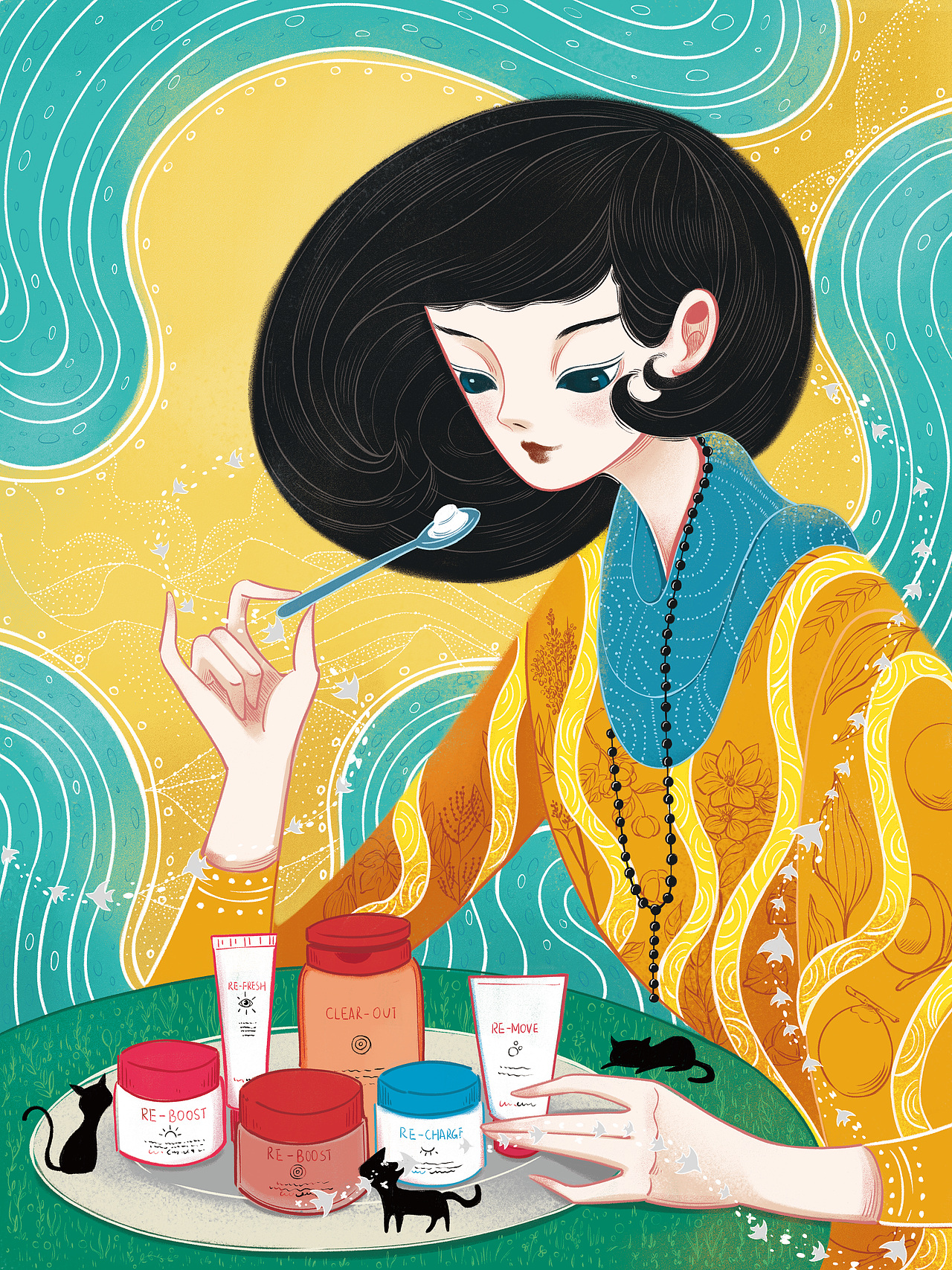 #my CLARINS 寻找天然好食肌#“水源”（图ZMjkzODcwODc2） - 海报 - 站酷设计师书航原创素材 - 站酷ZCOOL