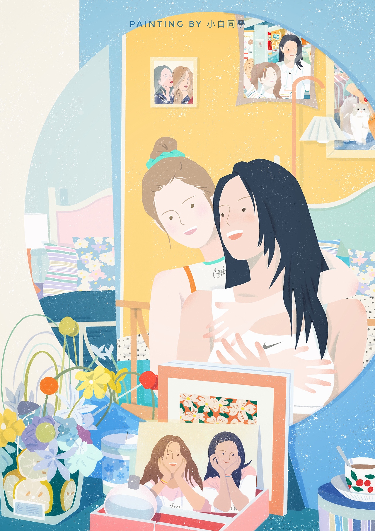 七月的一些插画作品➕海报