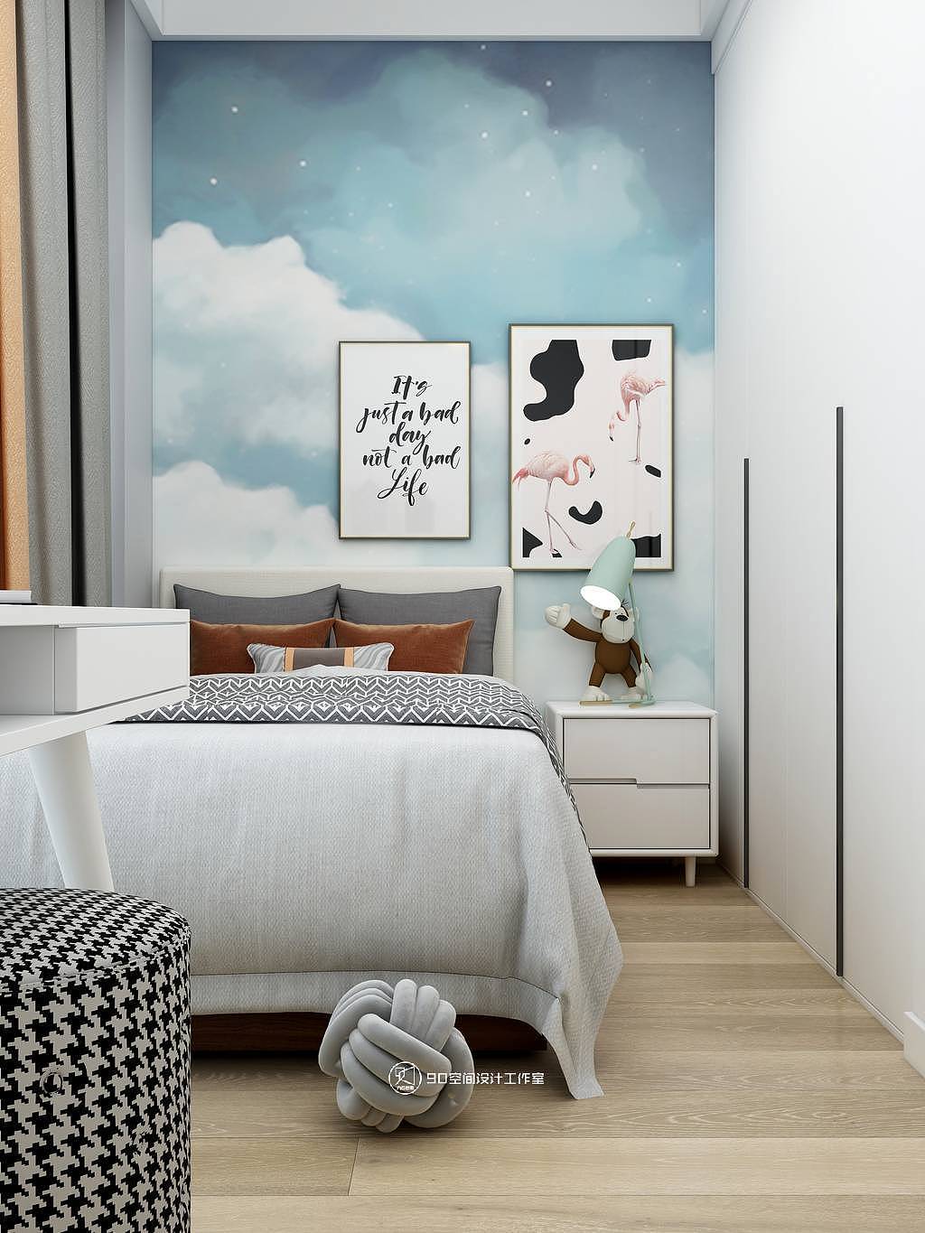 90空间设计《匆匆那年》清新-103平方3房2厅1卫