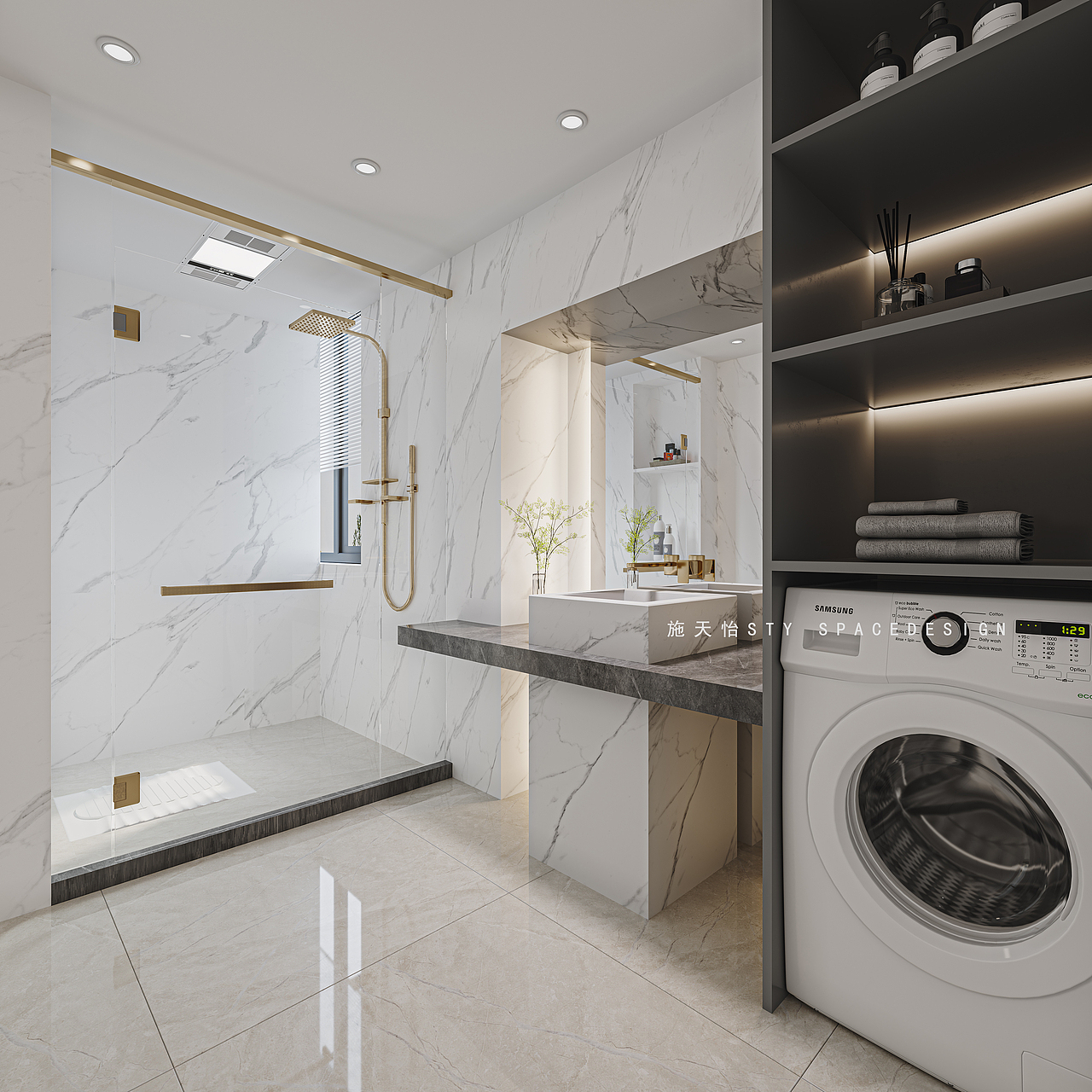 轻奢系Loft | 施天怡设计事务所