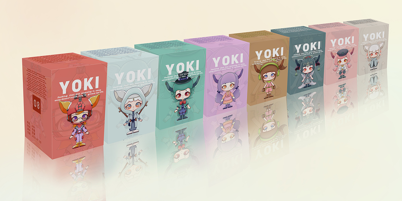 【yoki优姬】ip形象盲盒设计