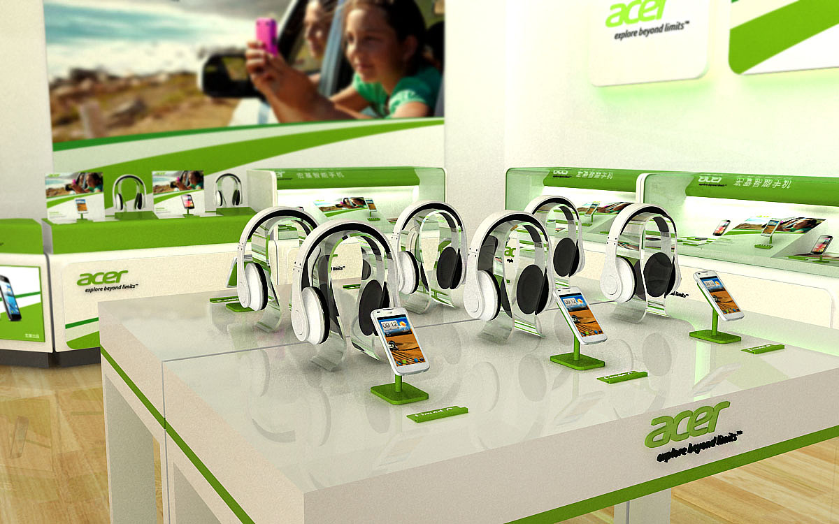 Acer 宏碁手机专柜设计方案