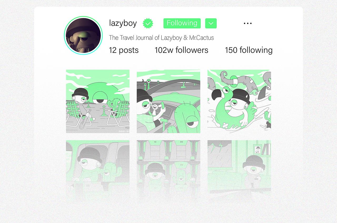 《LAZY BOY》个人IP作品集