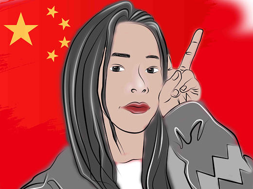 漫画红旗下的少女