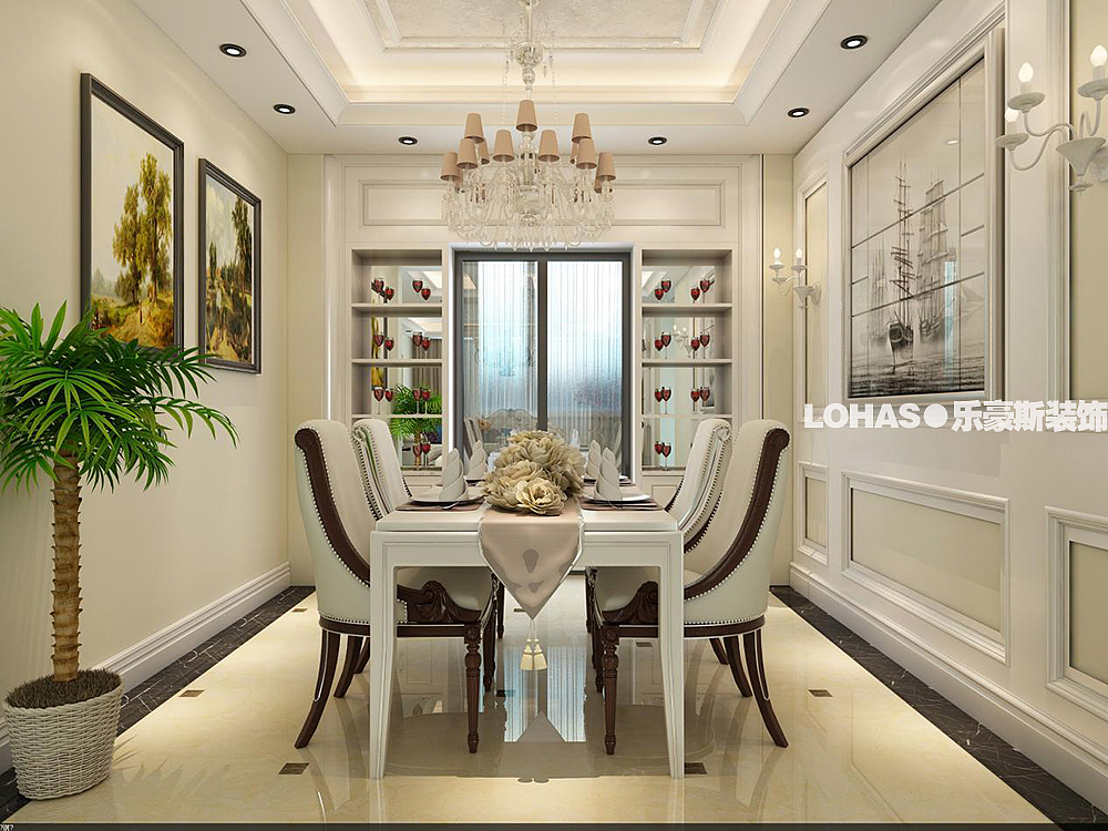 郑州乐豪斯_首席设计师王艳芳_新田城时尚欧式效果图