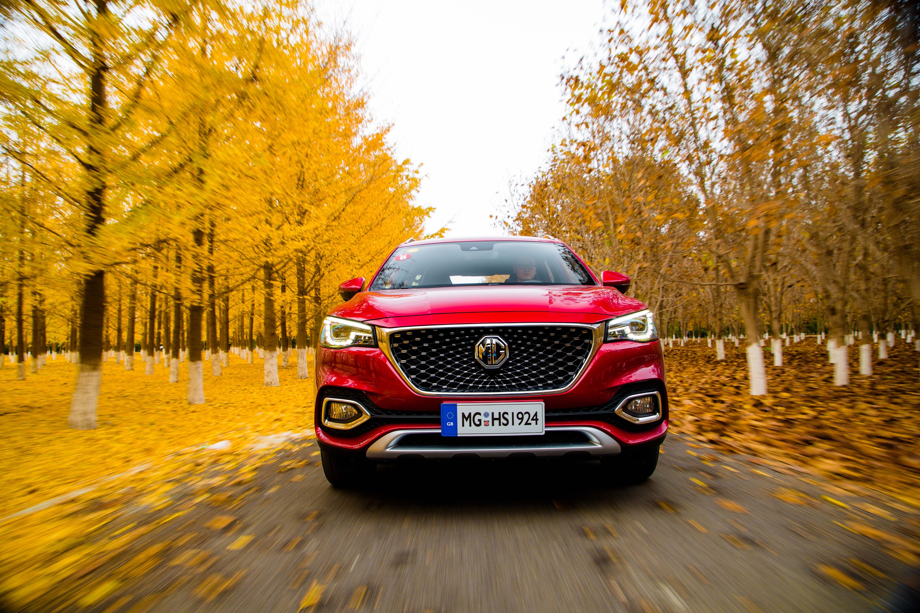 名爵hs#帝都景色迷人,出去走走