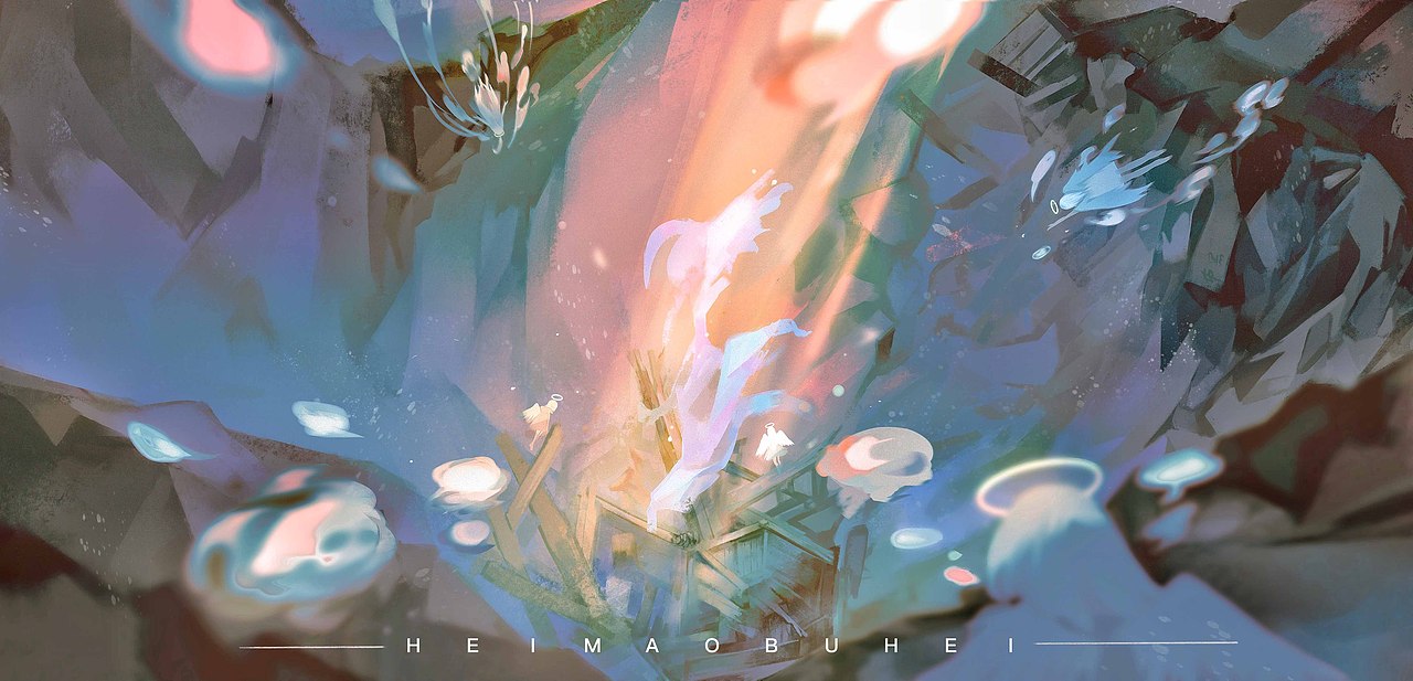 小天使幻想记（图ZMjkwNTc3ODky） - 创作习作 - 站酷设计师黑猫布黑原创素材 - 站酷ZCOOL