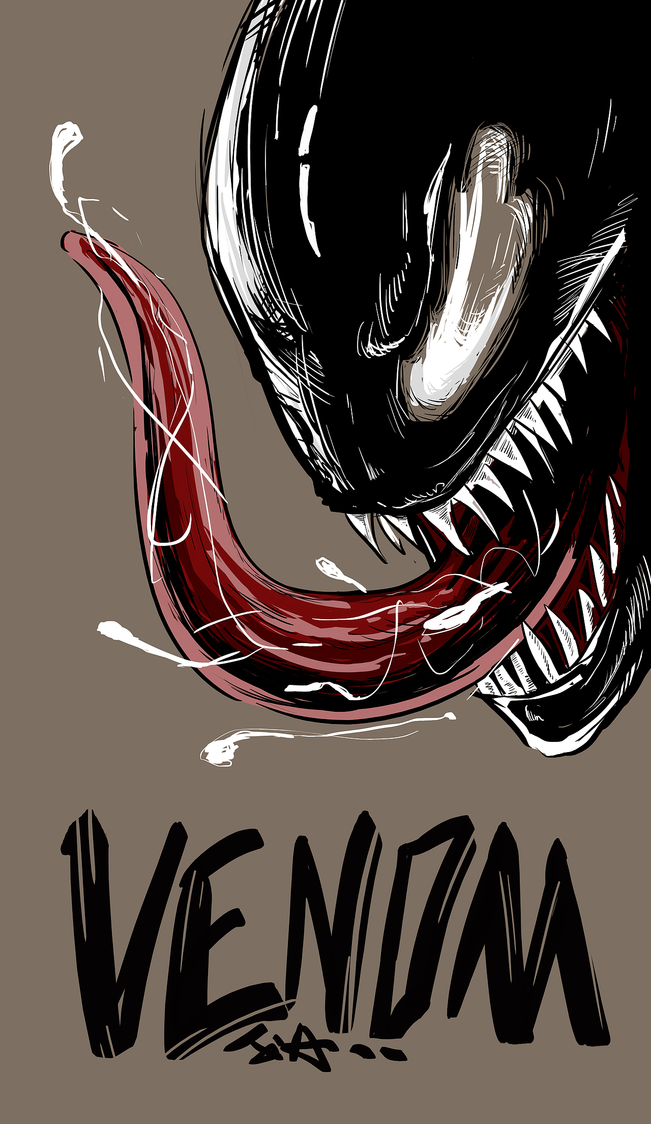 毒液|插画|创作习作|咸牛奶jia_原创作品-站酷zcool