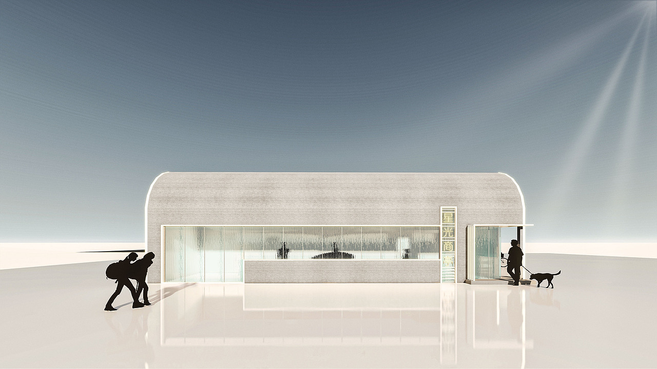 三个商业街商亭