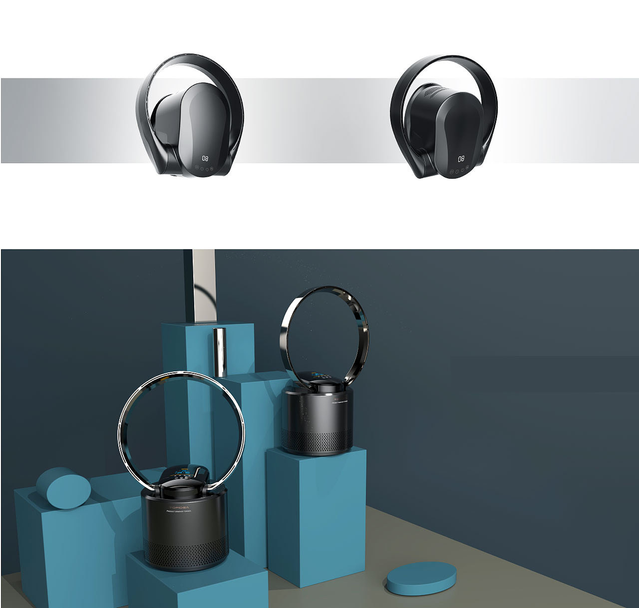 壁挂式无叶风扇