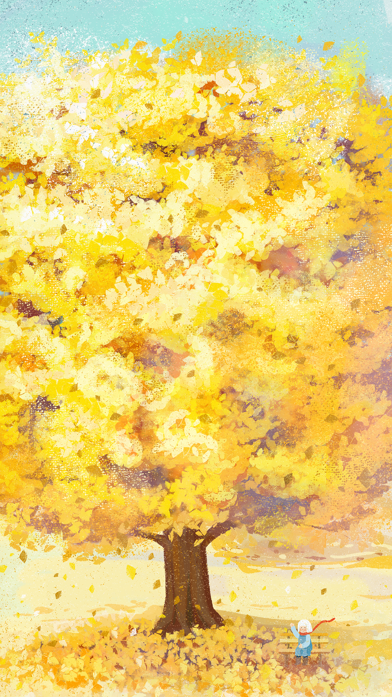 24节气系列小精灵插画——立冬（图ZMjcxMTg5MDMy） - 商业插画 - 站酷设计师鱼支原创素材 - 站酷ZCOOL