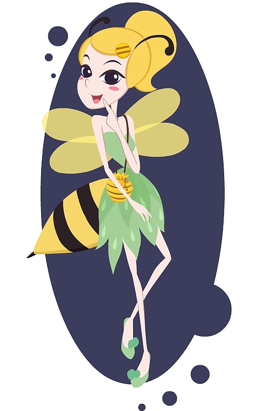 蜜蜂花园的小蜜蜂（造型）~~