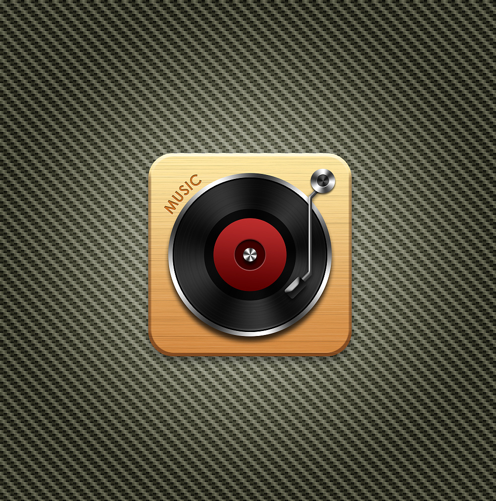 唱片写实图标