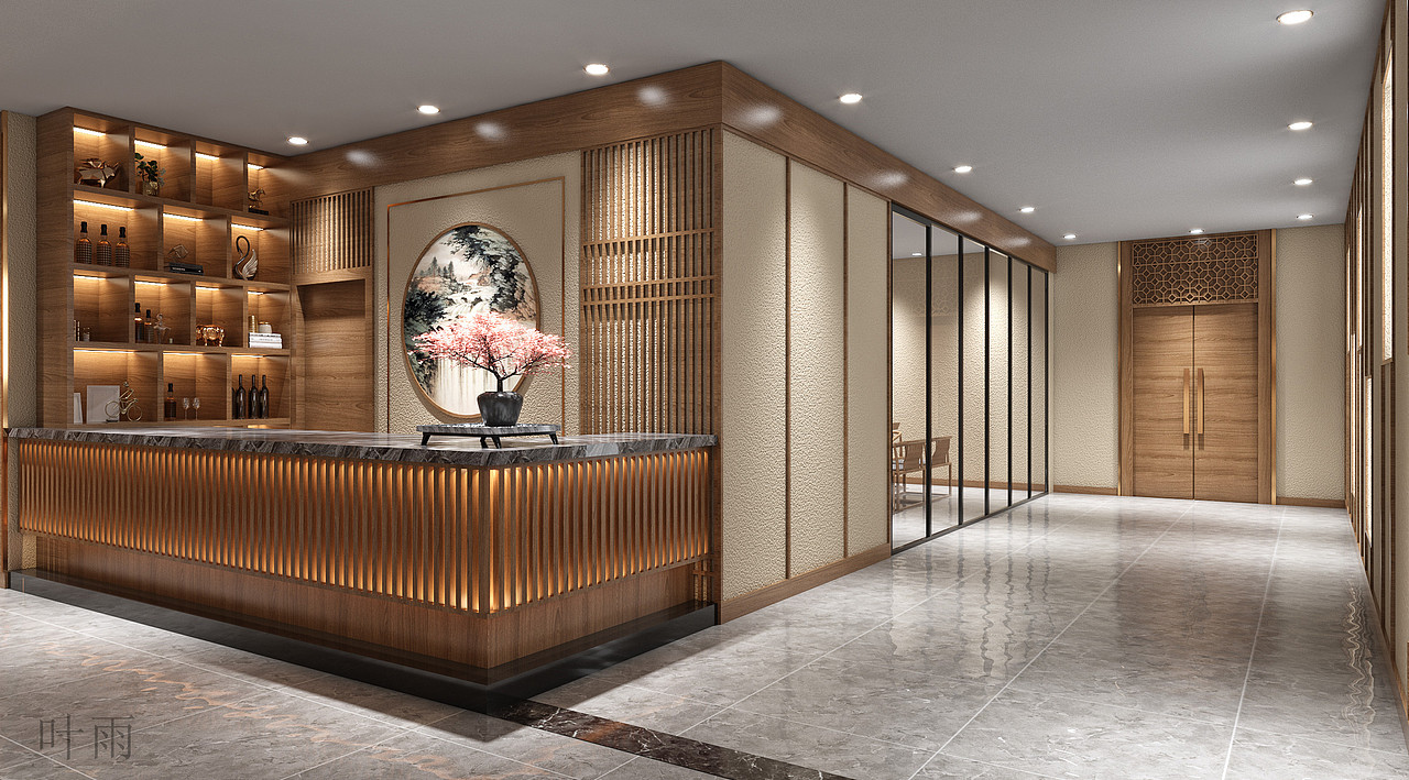 新中式餐厅-工装