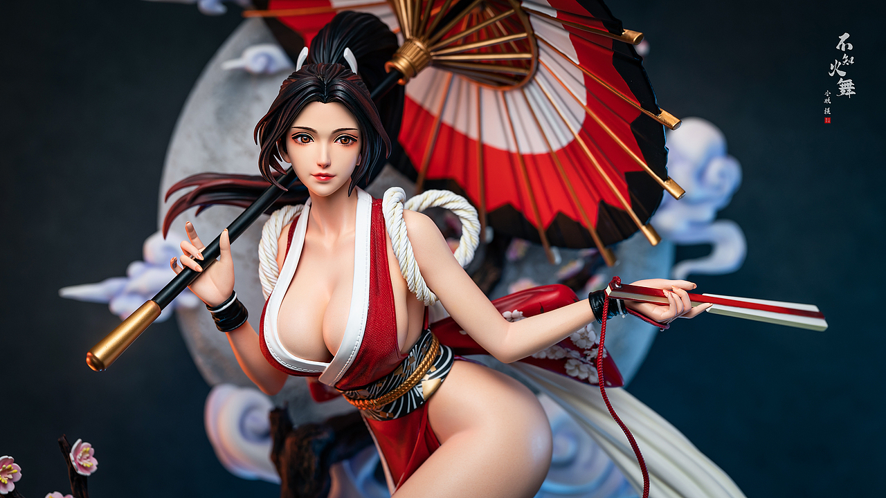 不知火舞雕像摄影