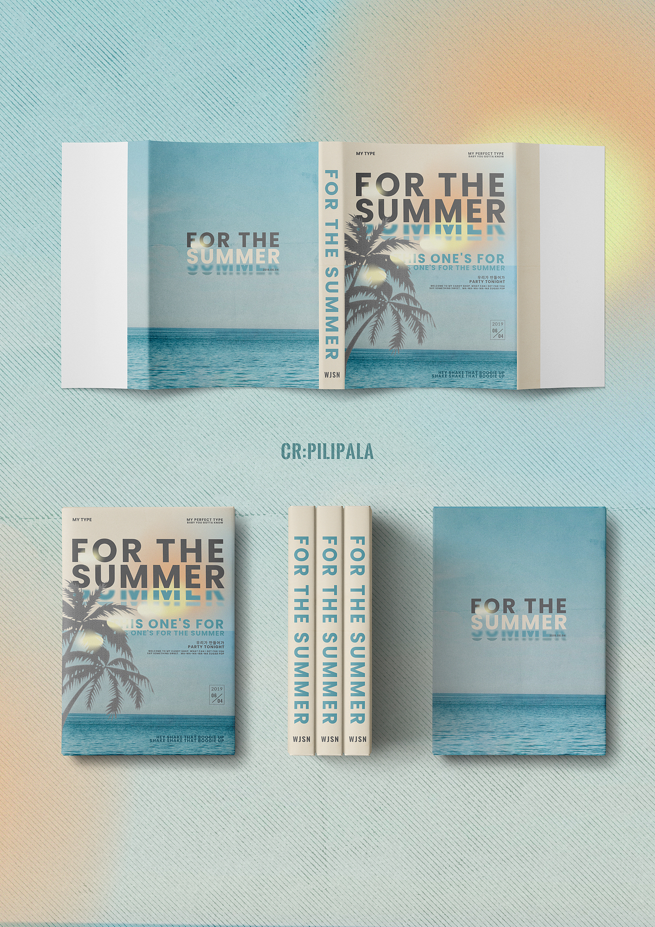 书籍封面设计|FOR THE SUMMER