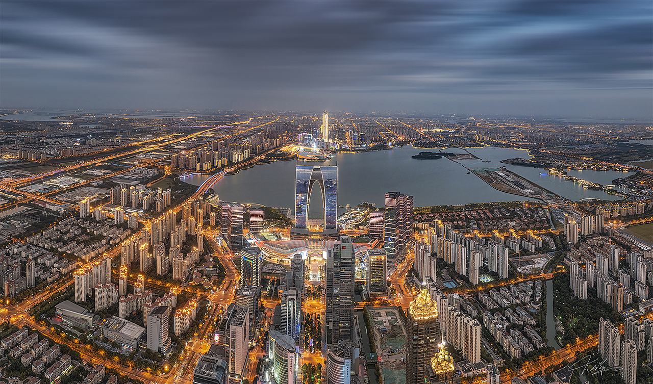 苏州工业园区全景