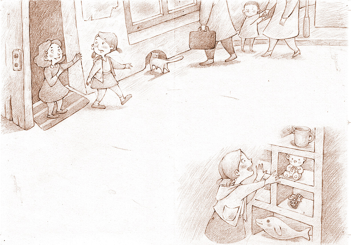 儿童插画（图ZNjMzOTU3NDQ=） - 儿童插画 - 站酷设计师灰猫大米原创素材 - 站酷ZCOOL