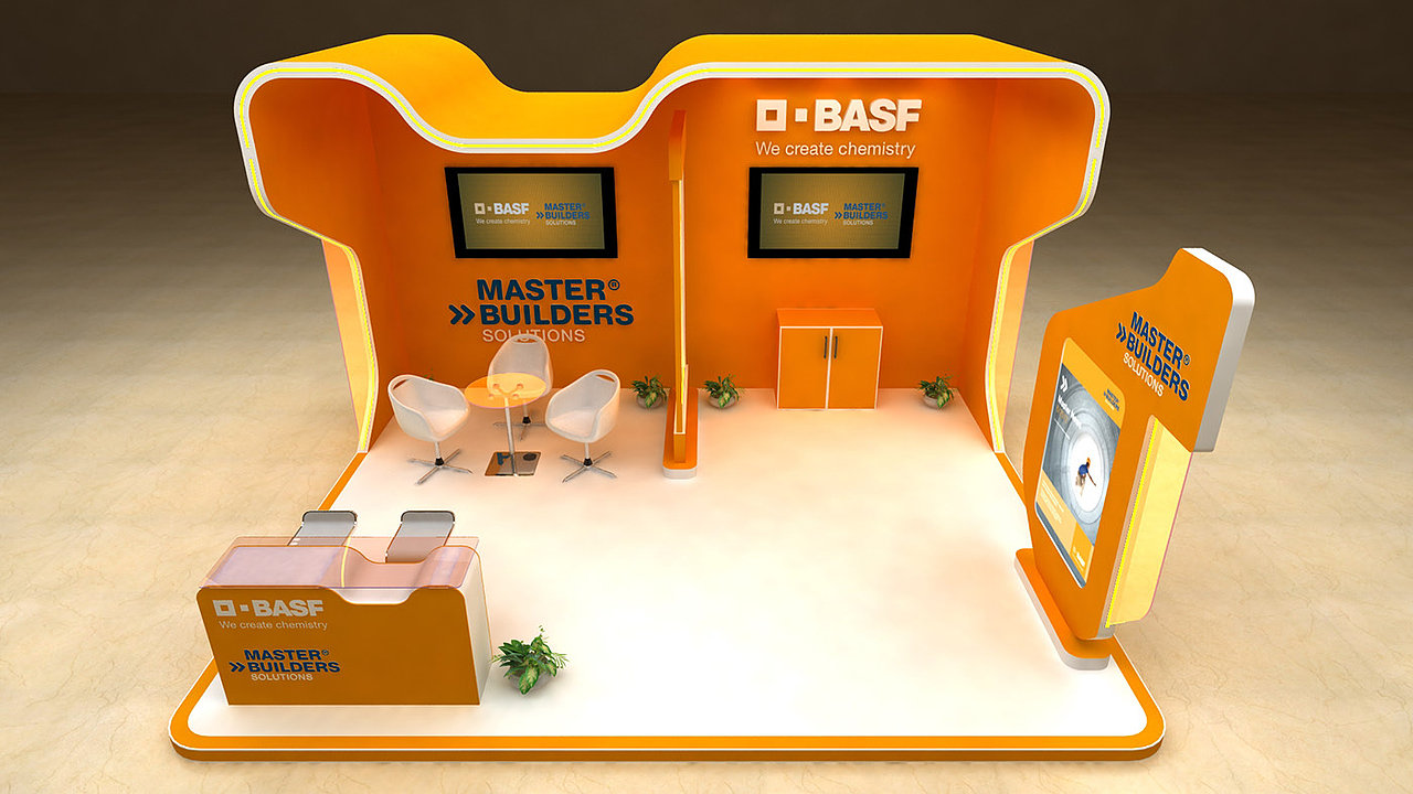 BASF展会设计3D效果图
