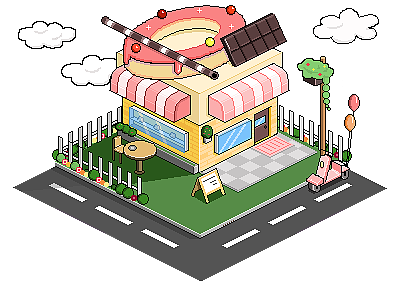 插画 | 用像素搭建的城市