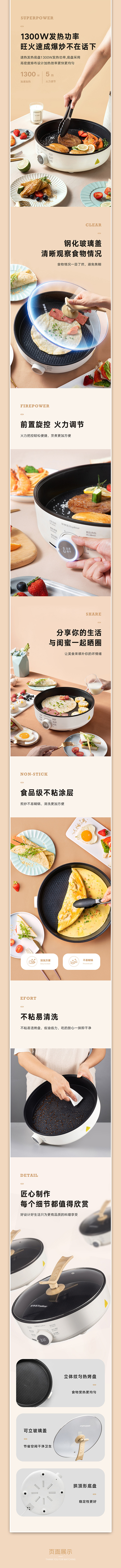 多功能一体锅详情页丨凡仟文化