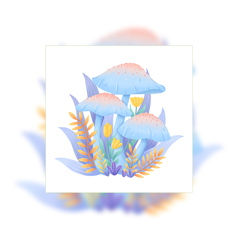 植物小景贴纸插画（图ZMjYzMzY1NDQ0） - 商业插画 - 站酷设计师董搞搞原创素材 - 站酷ZCOOL