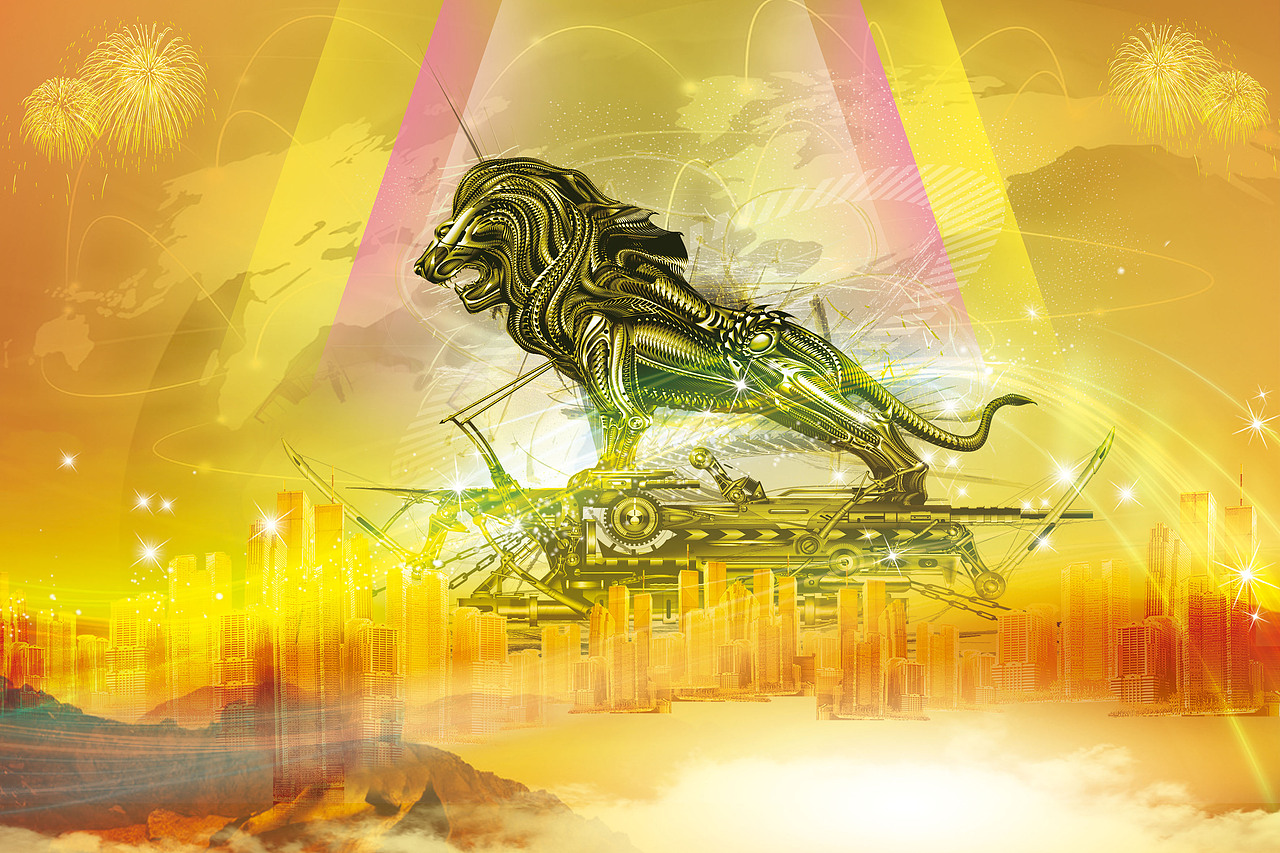 机械狮（图ZNTk1MzU3NDg=） - 宣传物料 - 站酷设计师小礼貌原创素材 - 站酷ZCOOL