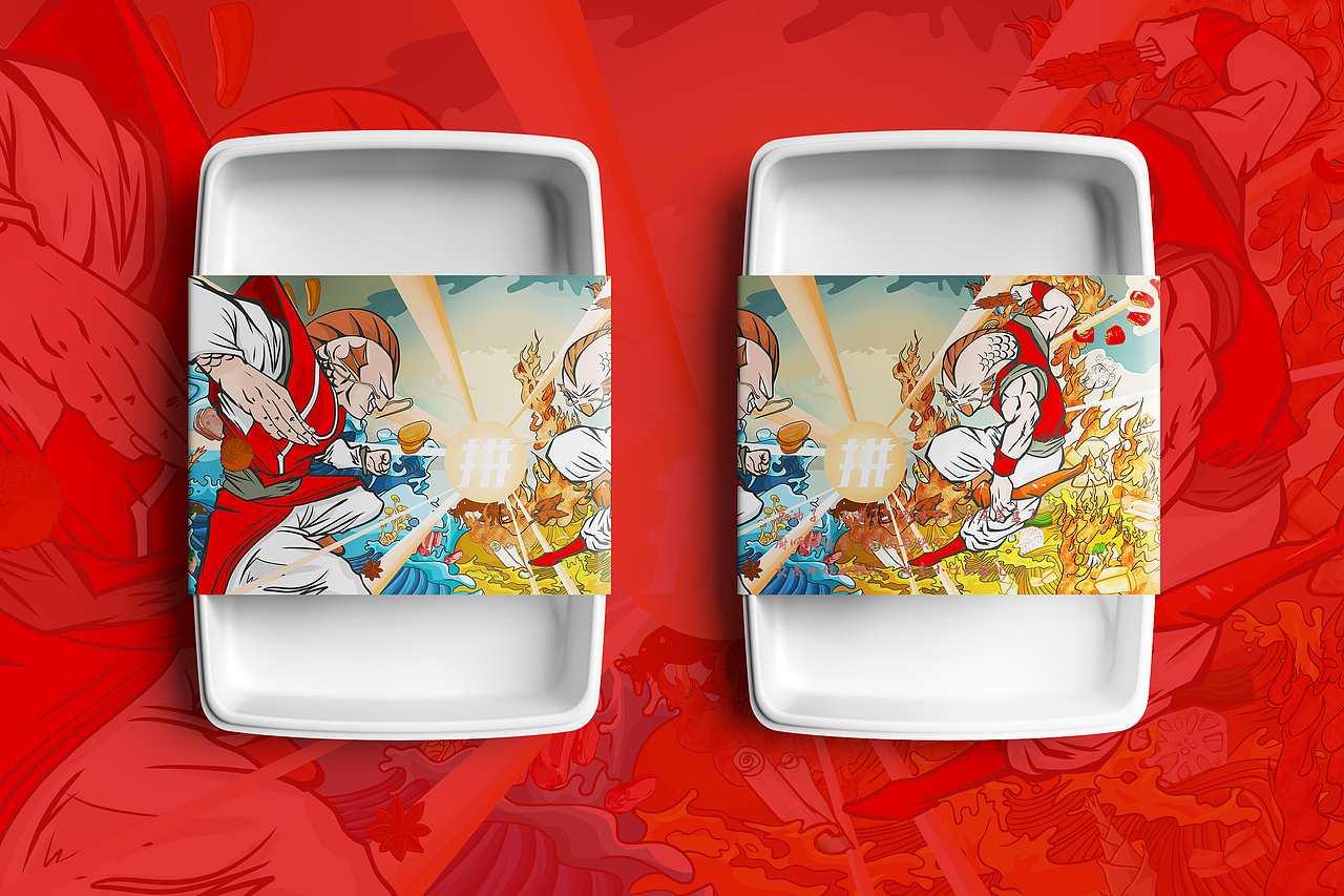 天津尚渔味双拼烤鱼品牌IP插画（图ZMTkwNDY4MzYw） - 商业插画 - 站酷设计师暴躁Matthew原创素材 - 站酷ZCOOL