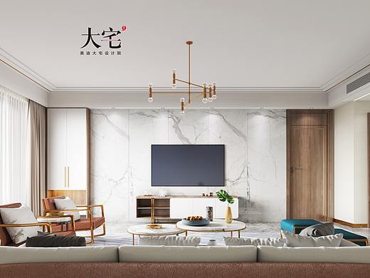 美迪大宅设计院 丨 长沙大平层-建发央玺-现代风