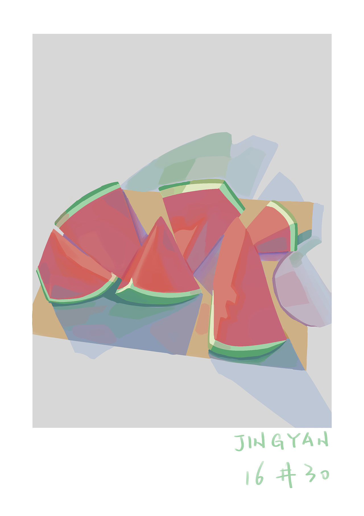 色彩日涂（图ZMjkzNTE5Nzc2） - 商业插画 - 站酷设计师晶燕L原创素材 - 站酷ZCOOL