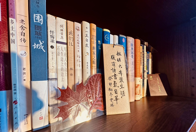 手绘国画书签|工笔人物