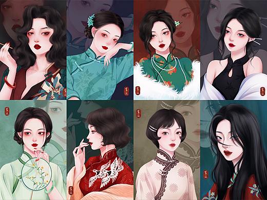 旗袍女子系列