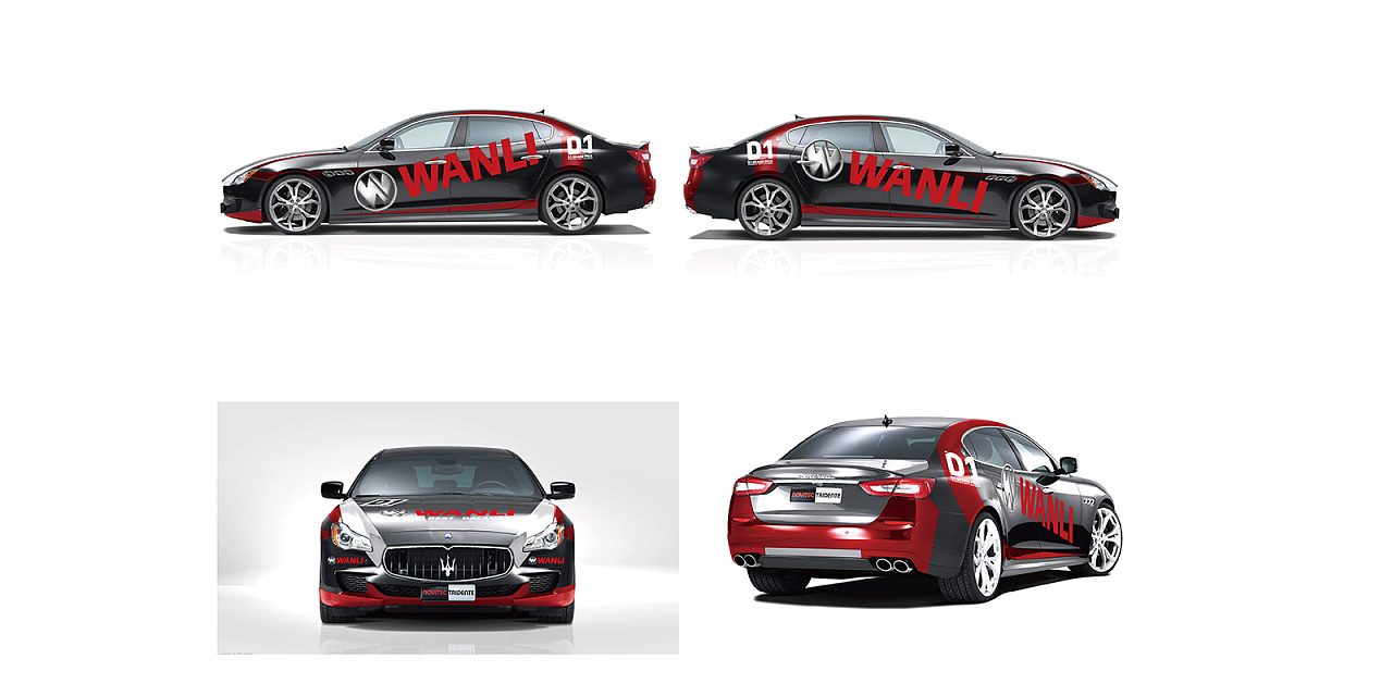 【平面设计】汽车车身拉花