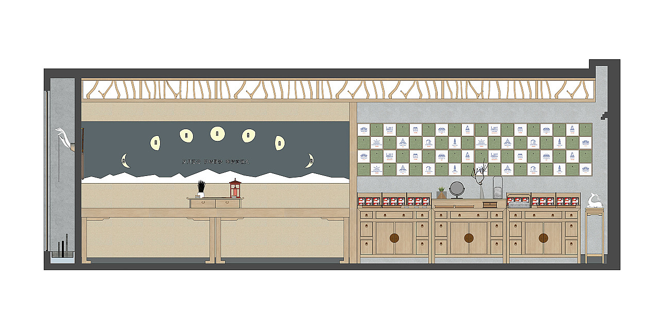 中国风饰品店门店形象设计/巢派设计