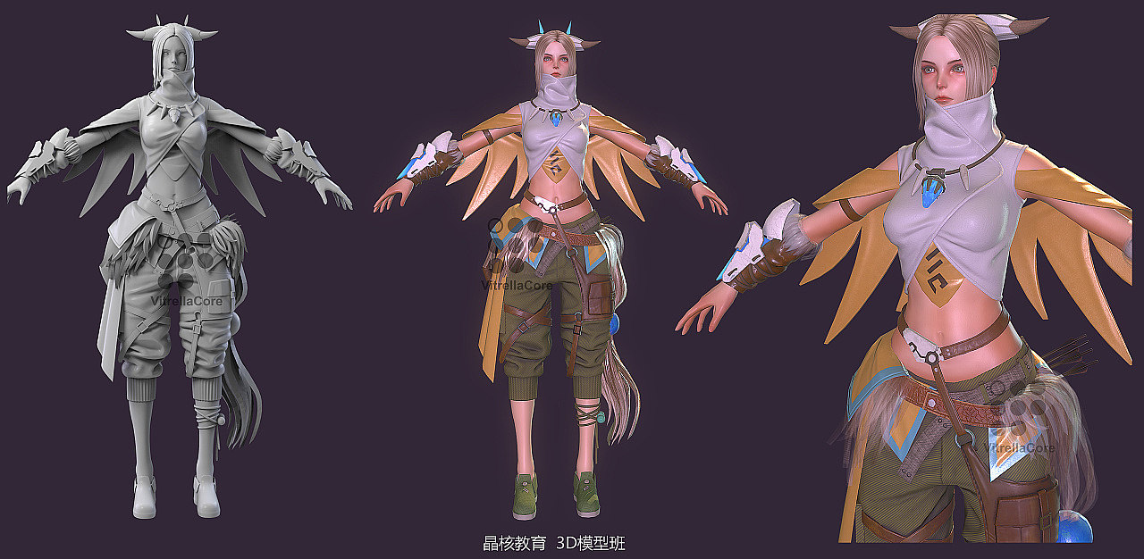 次世代三维角色（图ZMTc5ODEzNTA4） - 人物/生物 - 站酷设计师晶晶回来啦原创素材 - 站酷ZCOOL