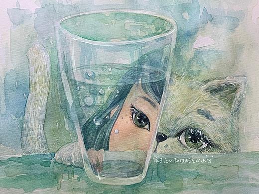 「泣きたい私は猫をかぶる」(个人主页-ZNDkwMzQ0MzI=) - 创作习作 - 站酷设计师海鸽鸽原创素材 - 站酷ZCOOL