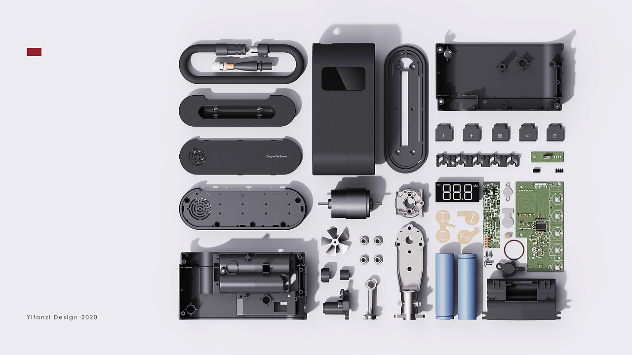 智能便携充气泵