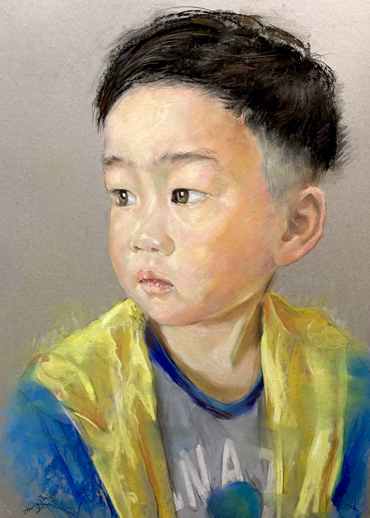 色粉人物（图ZMTk2OTgxMzk2） - 绘画 - 站酷设计师wayne张志飞原创素材 - 站酷ZCOOL