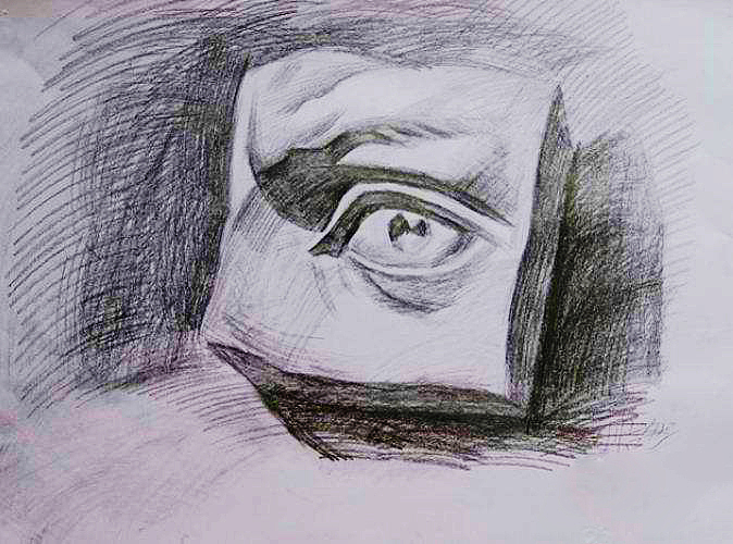 静物素描（图ZMTM3OTA3Nzc2） - 绘画 - 站酷设计师艺人xht原创素材 - 站酷ZCOOL