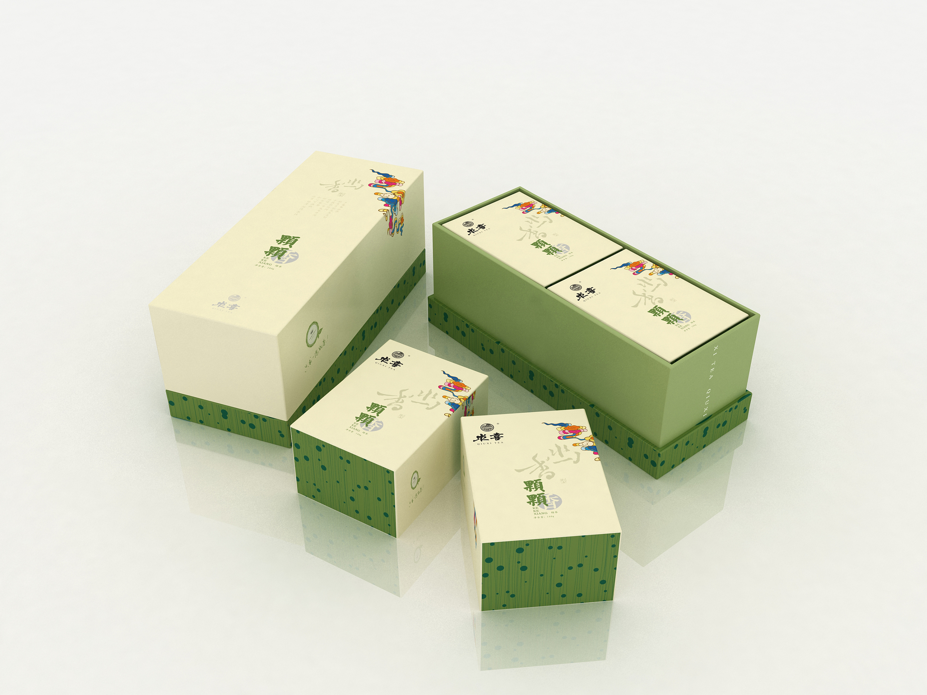 绿茶包装系列设计