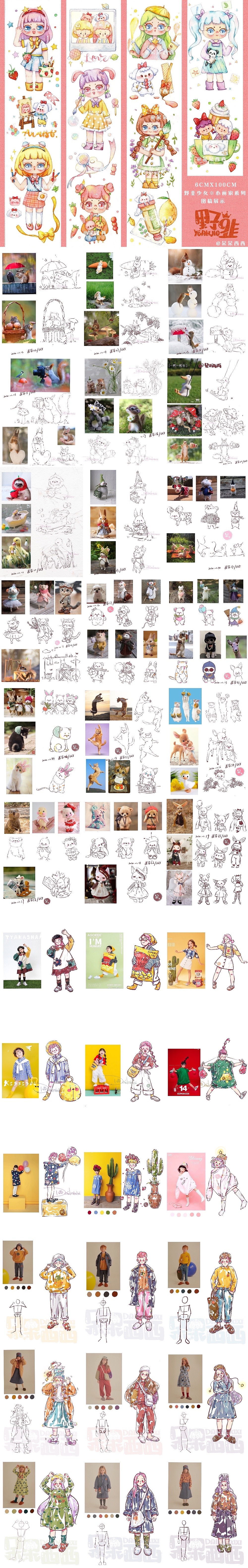 2021年度绘画总结（图ZMjgzNjI5MzEy） - 创作习作 - 站酷设计师呆呆西西原创素材 - 站酷ZCOOL