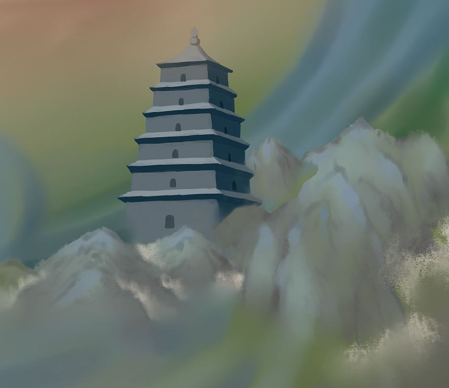 丝绸之路——玄奘西行（图ZMTI1NjYxNzI4） - 商业插画 - 站酷设计师林山白Linsani原创素材 - 站酷ZCOOL