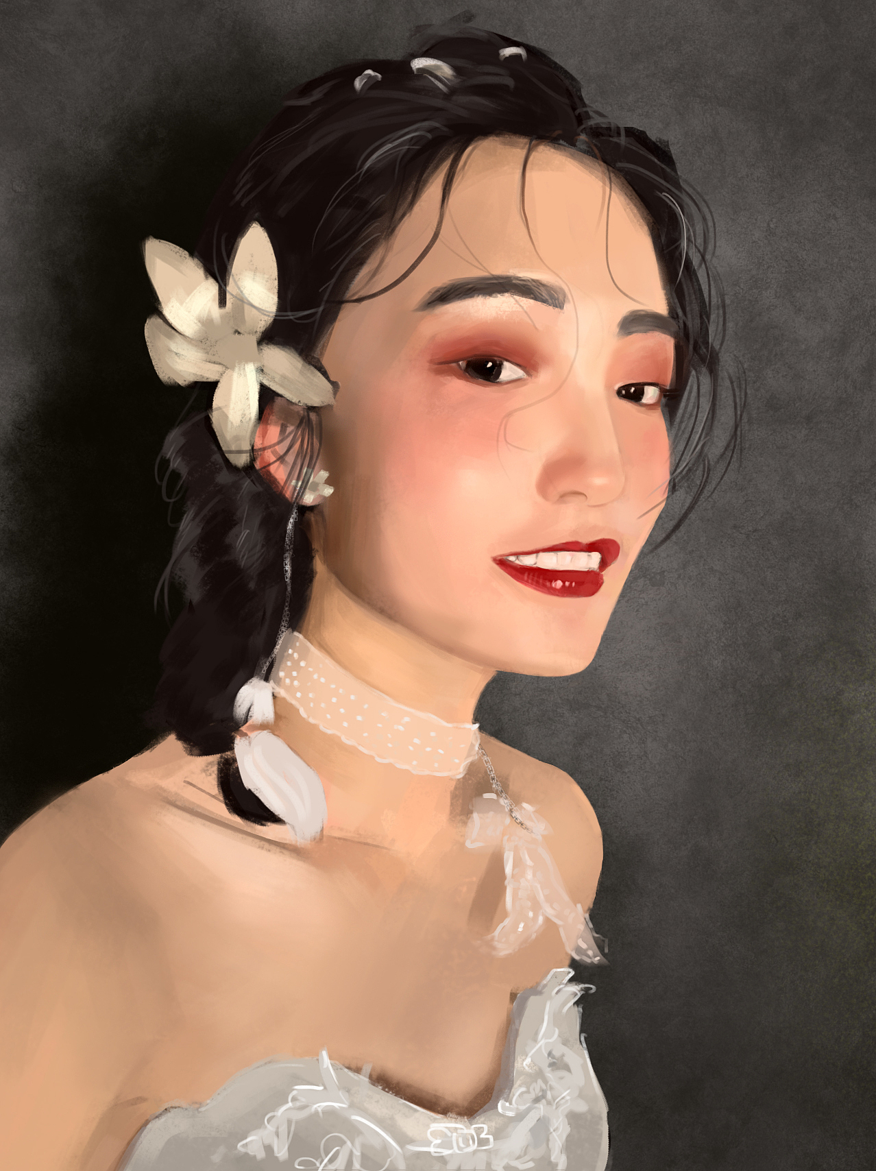 画个网红小姐姐（图ZMTI1ODYyNDA4） - 创作习作 - 站酷设计师巩嘉伦原创素材 - 站酷ZCOOL