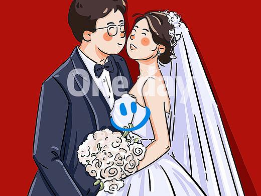 婚礼手绘